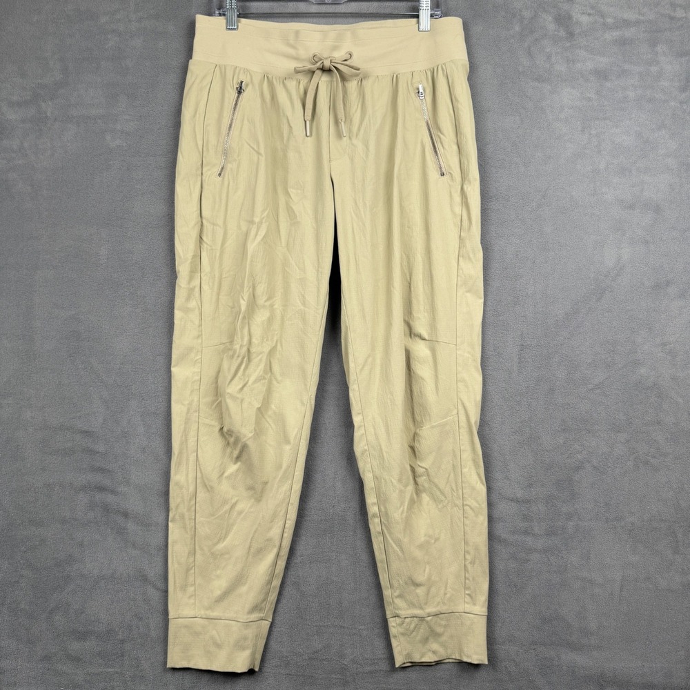 Athleta Venice‎ Jogger Pants Tan Beige Womens 12 405726 FA22